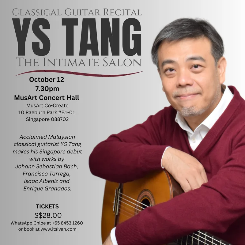 The Intimate Salon: Classical Guitar Recital by YS Tang